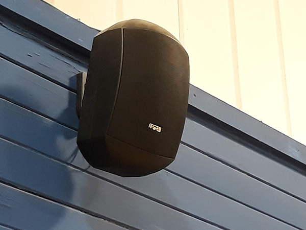 Apart Audio Black Loudspeaker Installed in Nottingham Gym