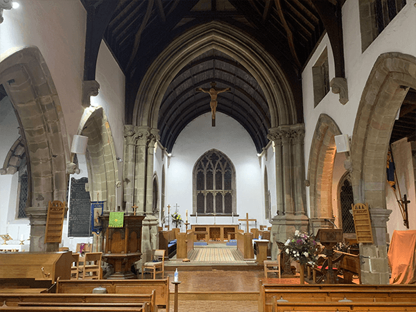 an audio visual installation service to a church in warwickshire